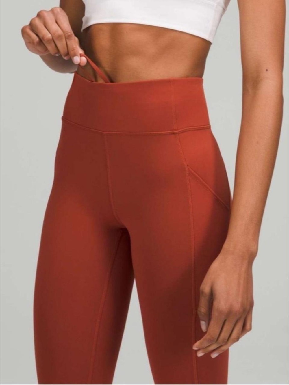 lululemon athletica High-Rise burnt orange leggings